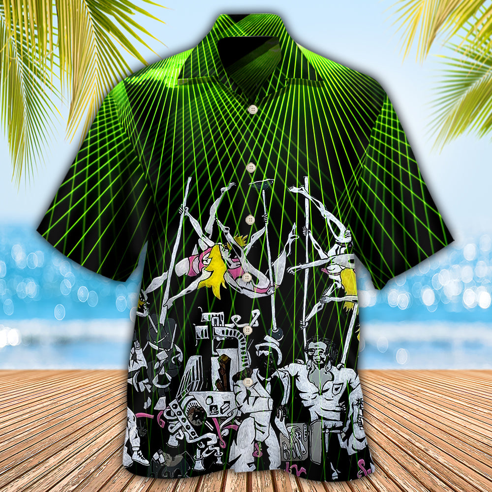Bachelor Party In Club With Dancers - Hawaiian Shirt - Reefox