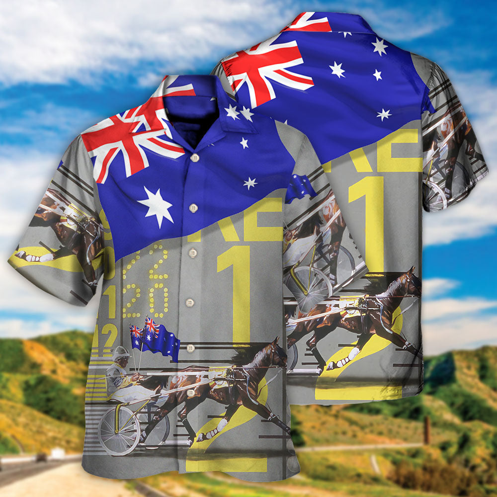 Harness Racing Horse Australia Vibe - Hawaiian Shirt - Reefox