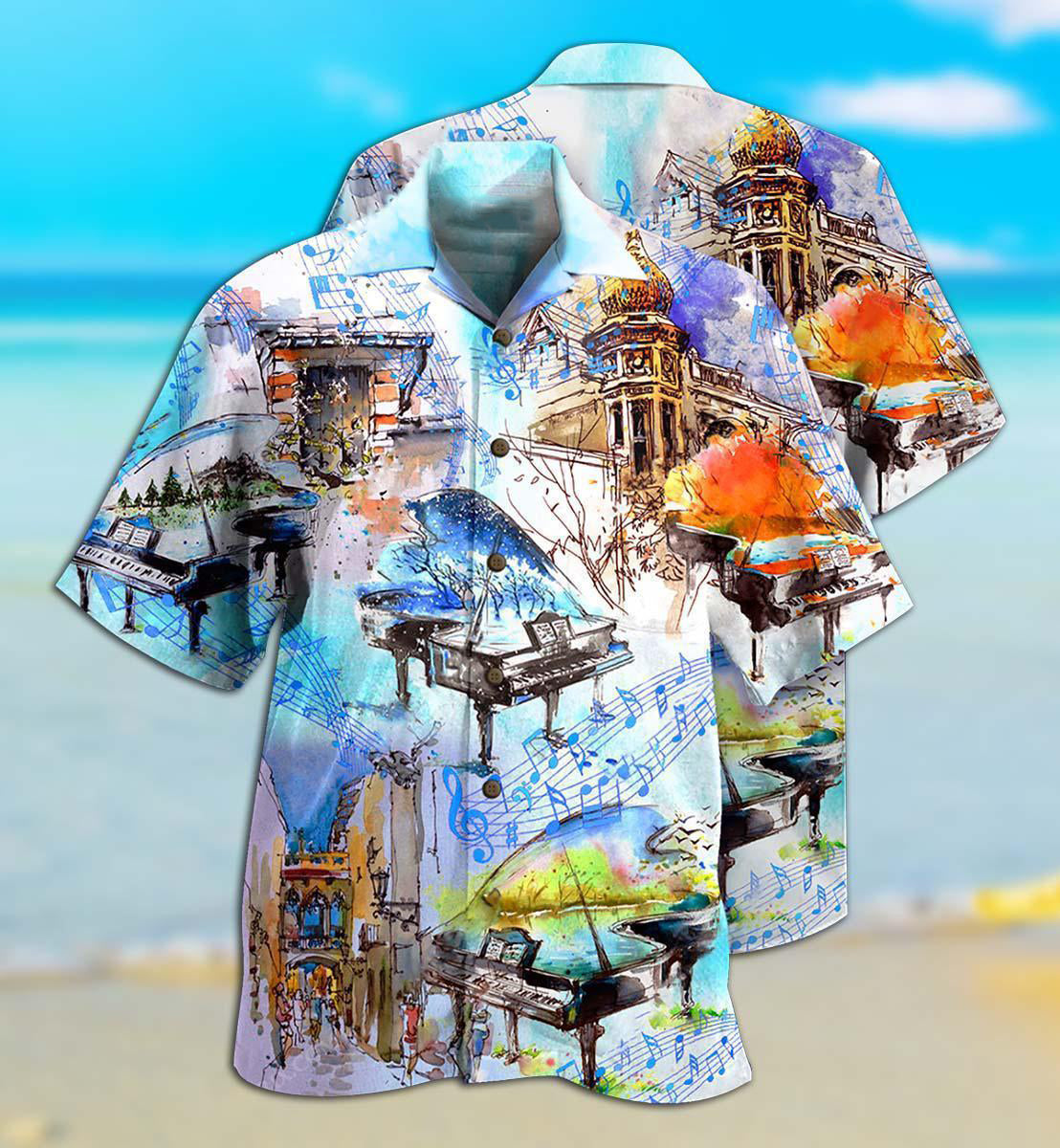 Music Fly Everywhere Of The World - Hawaiian Shirt - Reefox