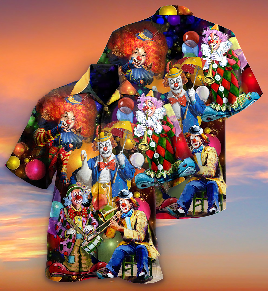 Clown Happiness - Hawaiian Shirt - Reefox