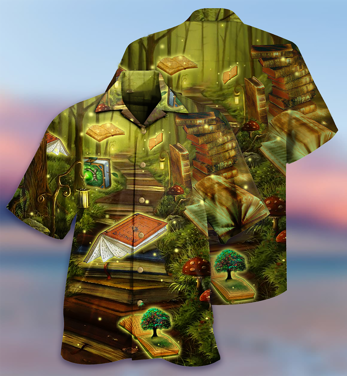 Book Magic Fly Mysterious World - Hawaiian Shirt - Reefox