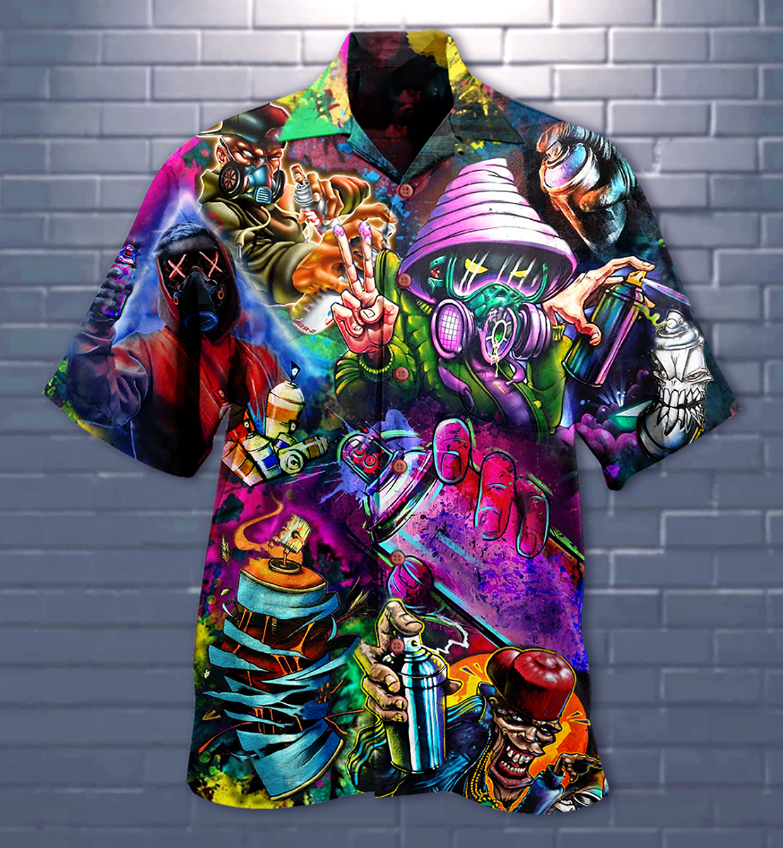 Hippie Say Hi Mysterious - Hawaiian Shirt - Reefox