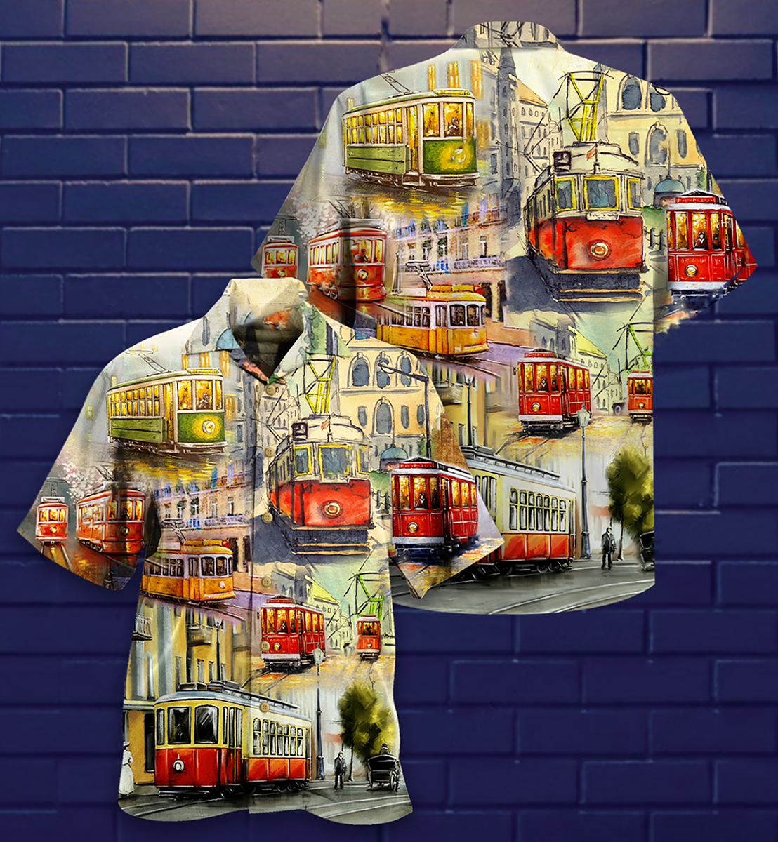Train Love City - Hawaiian Shirt - Reefox