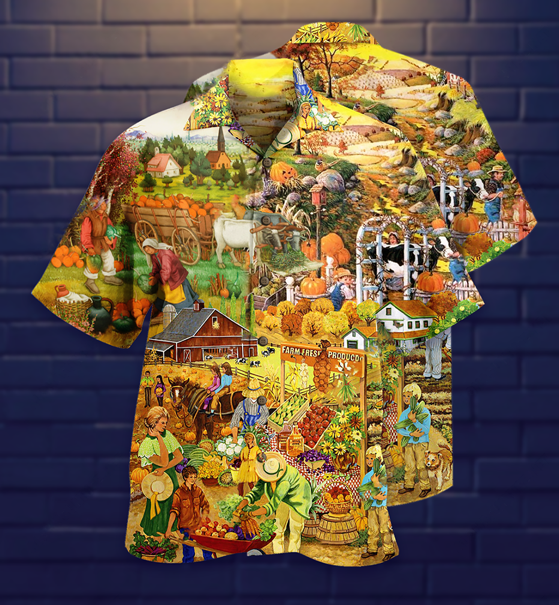 Farm Love Farmer Everyday - Hawaiian Shirt - Reefox