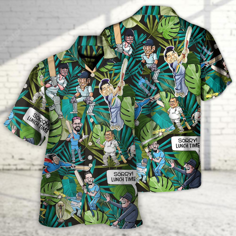 Cricket Sport Funny Play Tropical Vibe - Hawaiian Shirt - Reefox
