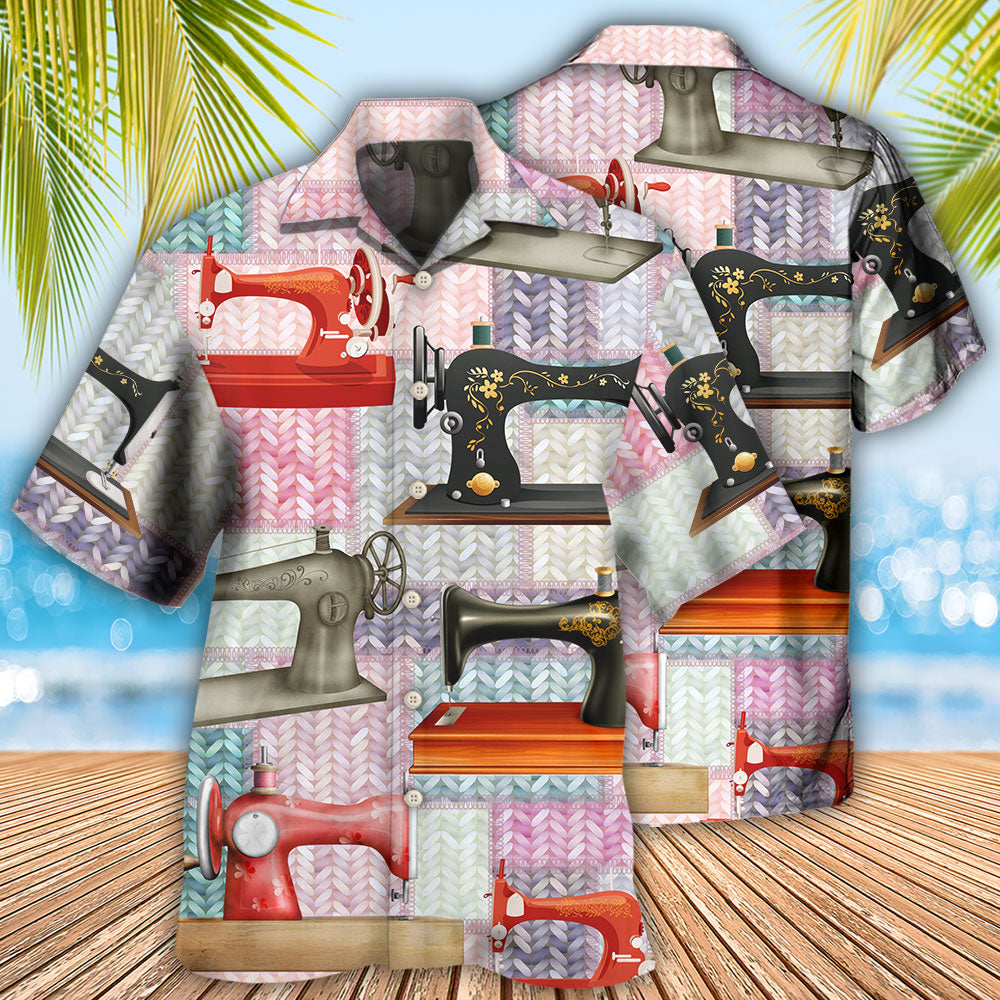 Quilting Machine Knit Fabric - Hawaiian Shirt - Reefox