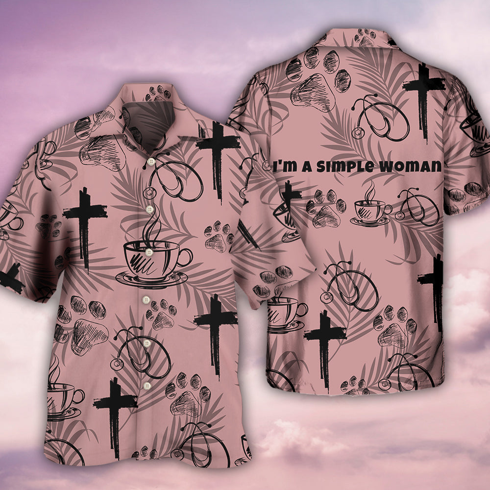 Coffee Jesus Dog Coffee Health - Hawaiian Shirt - Reefox