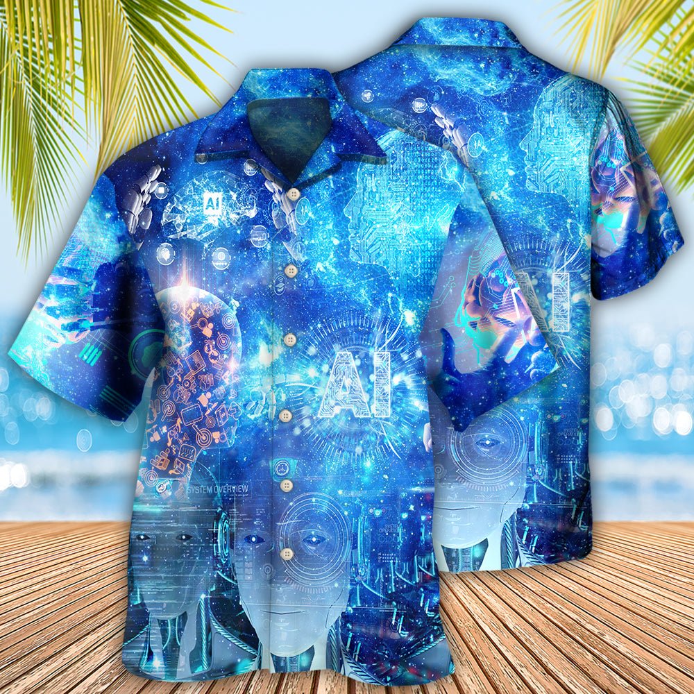 AI Artificial Intelligence Beginning Your Journey to Implementing - Hawaiian Shirt - Reefox