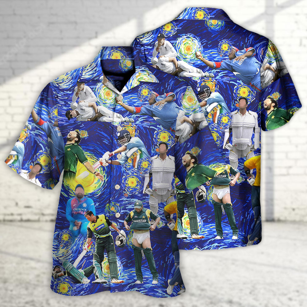 Cricket Sport Funny Play Amazing Style - Hawaiian Shirt - Reefox