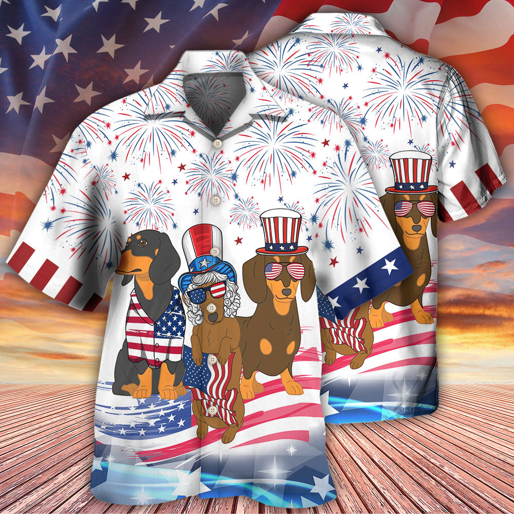 Dachshund Independence Day Is Coming - Hawaiian Shirt - Reefox