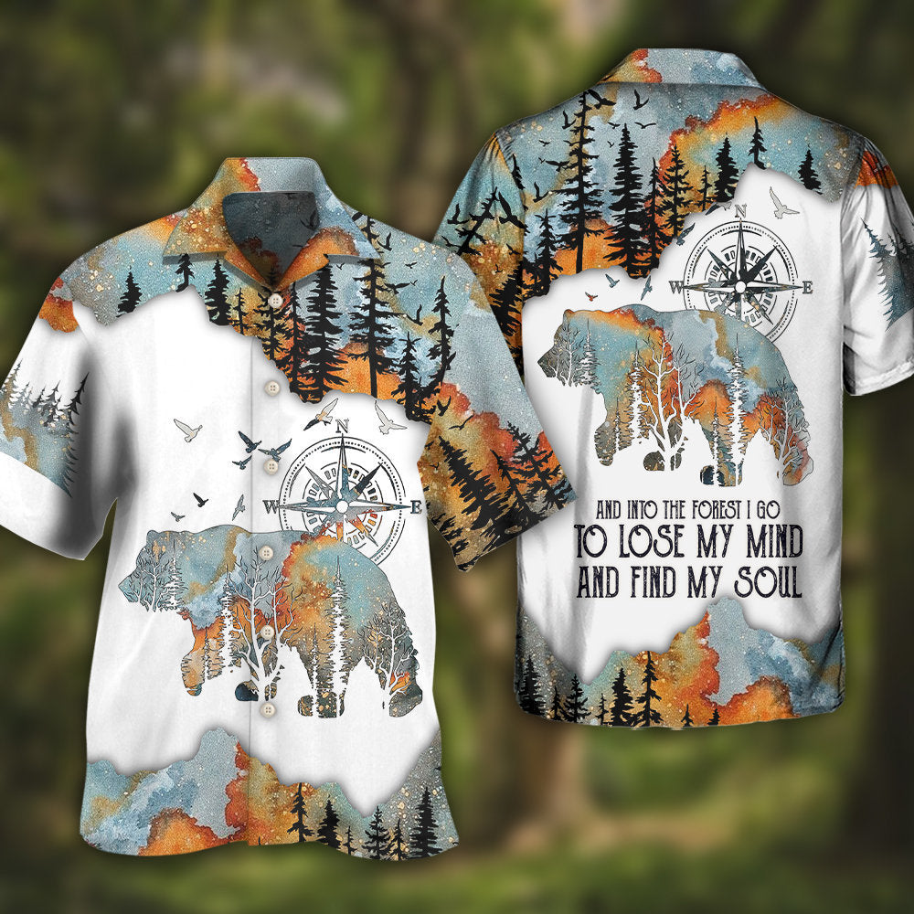 Camping And Into The Forest I Go To Lose My Mind - Hawaiian Shirt - Reefox