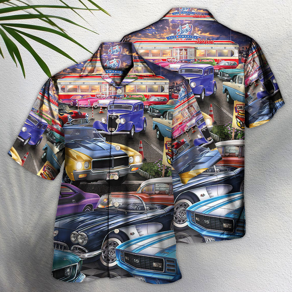 Car Classic Car Show Life Style - Hawaiian Shirt - Reefox