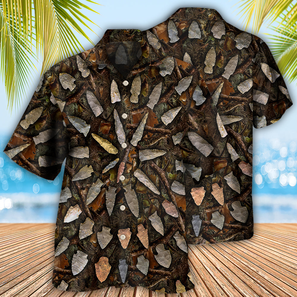 Hunting Arrowhead Hunting Camo Pattern - Hawaiian Shirt - Reefox