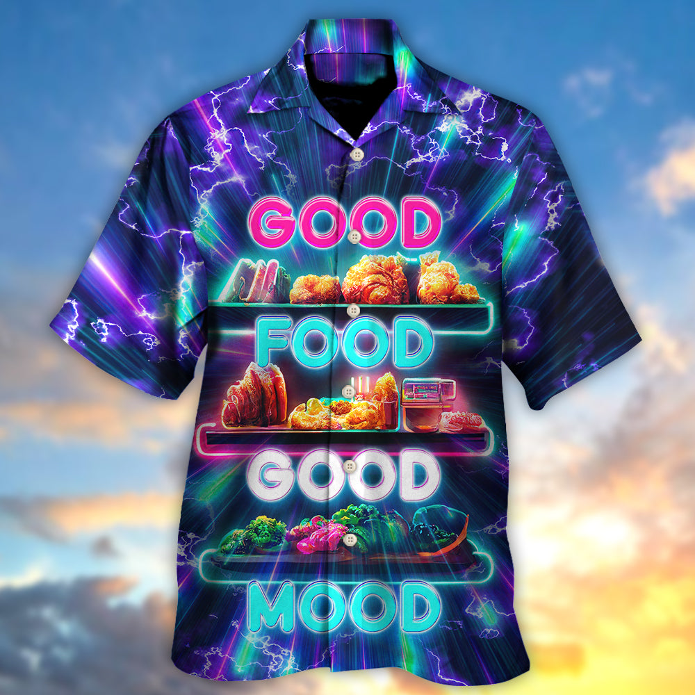 Food - Good Food Is Good Mood - Hawaiian Shirt - Reefox