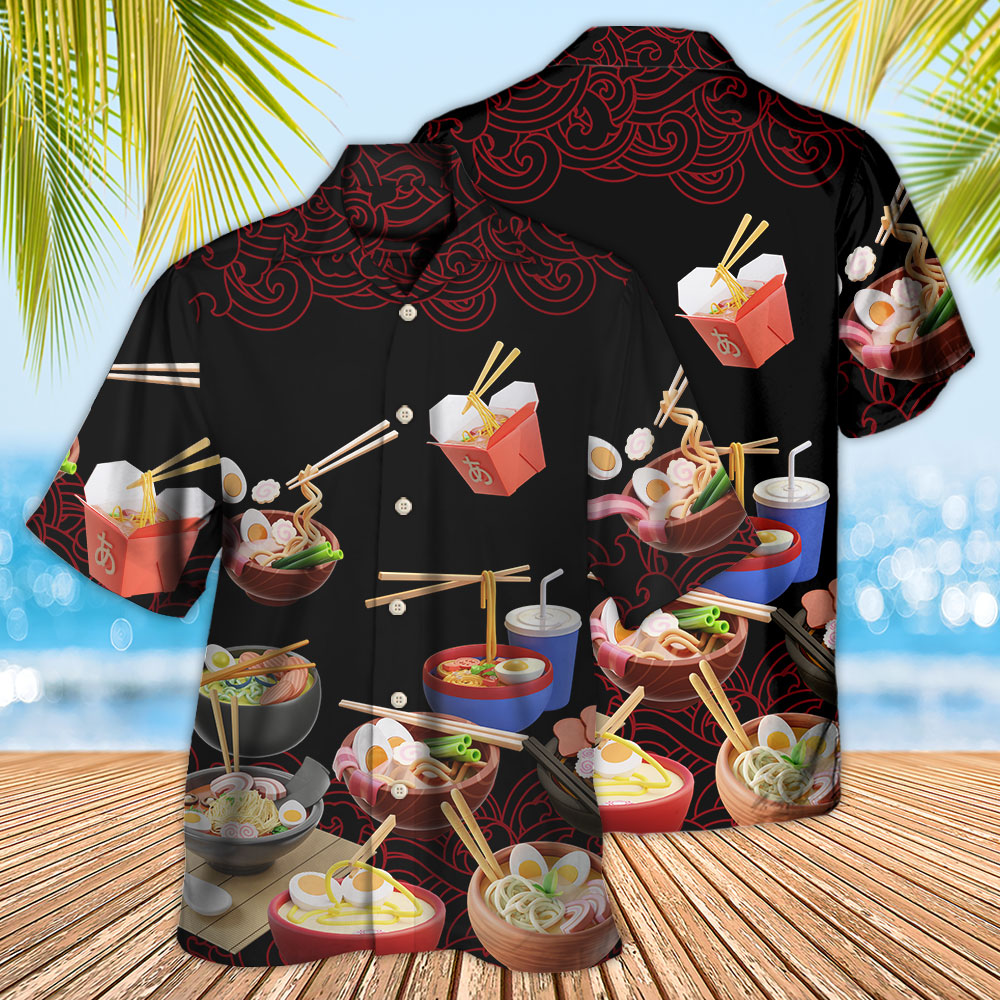 Food Ramen Fast Food Delicious - Hawaiian Shirt - Reefox