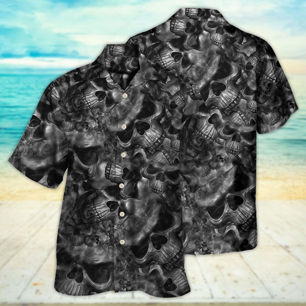 Skull Life's True Face Is The Skull - Hawaiian Shirt - Reefox
