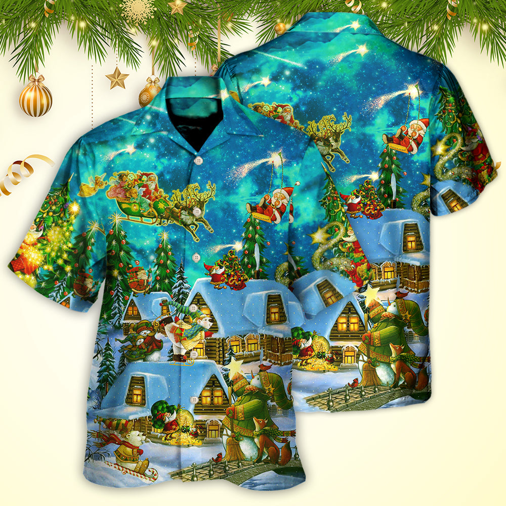 Christmas The Magical Night - Hawaiian Shirt - Reefox