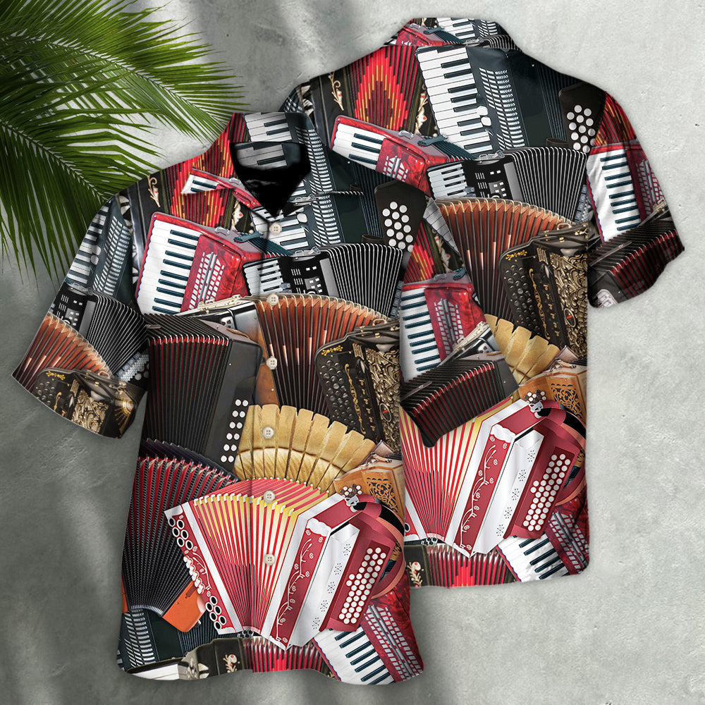 Accordion A Gentleman Is Someone Who Can Play The Accordion - Hawaiian Shirt - Reefox