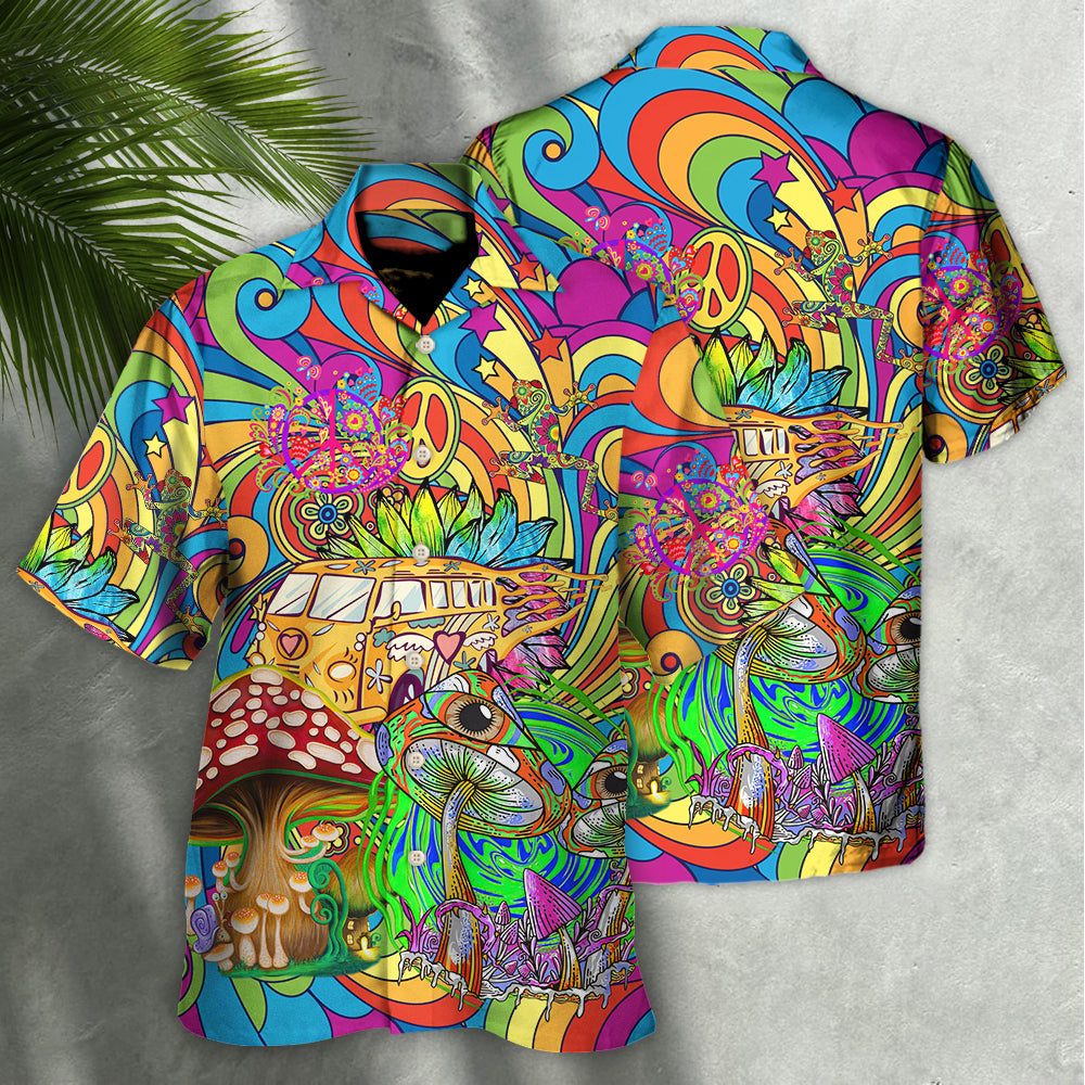 Hippie A Big Adventure Big Dream - Hawaiian Shirt - Reefox