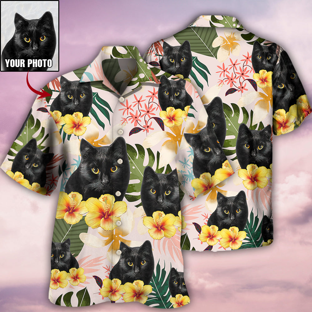 Cat Tropical Various Style Custom Photo - Hawaiian Shirt - Reefox