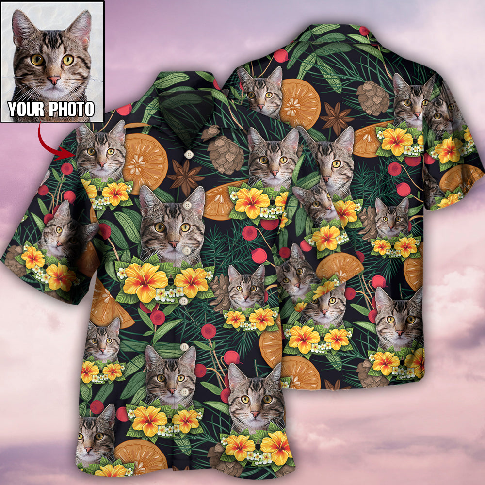 Cat Tropical Various Style Custom Photo - Hawaiian Shirt - Reefox