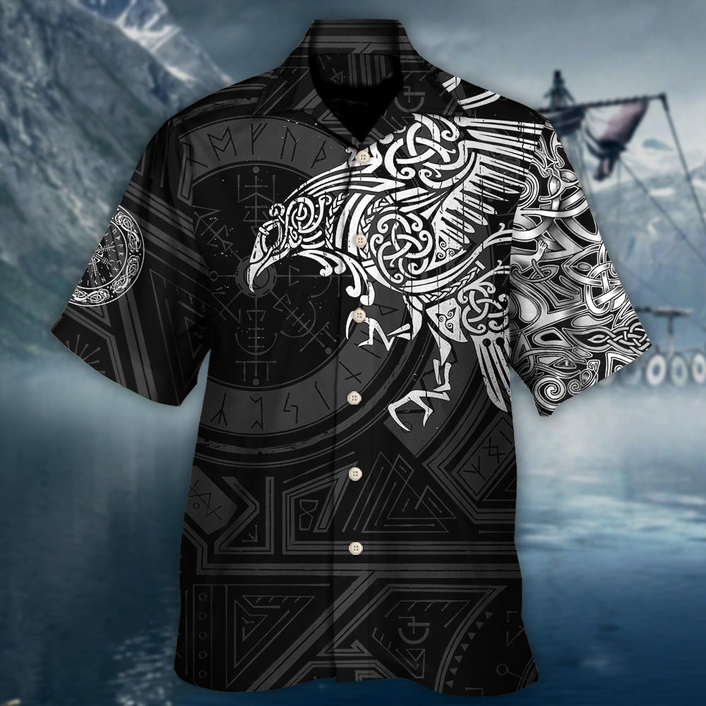 Viking Valhalla The Ravens - Hawaiian Shirt - Reefox