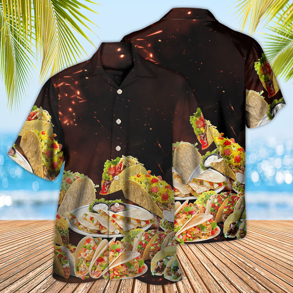 Food Tacos Fast Food Delicious - Hawaiian Shirt - Reefox