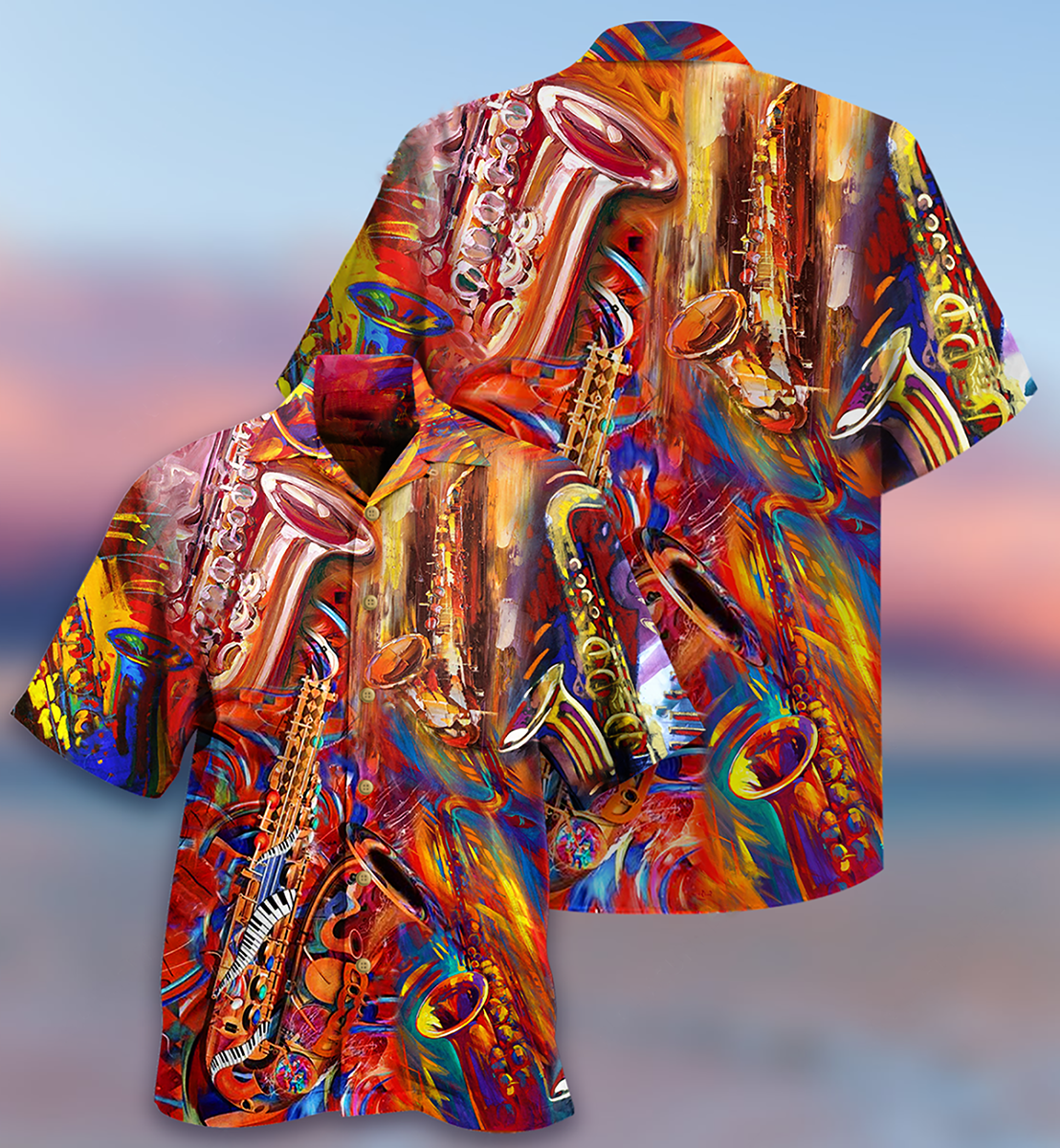 Saxophone Music To The Soul - Hawaiian Shirt - Reefox