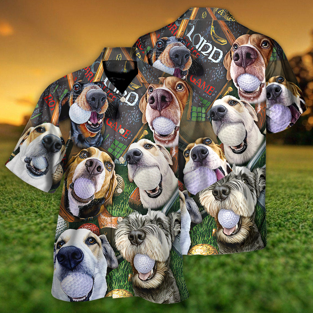 Golf Beach Sports Dog Beach Golf - Hawaiian Shirt - Reefox