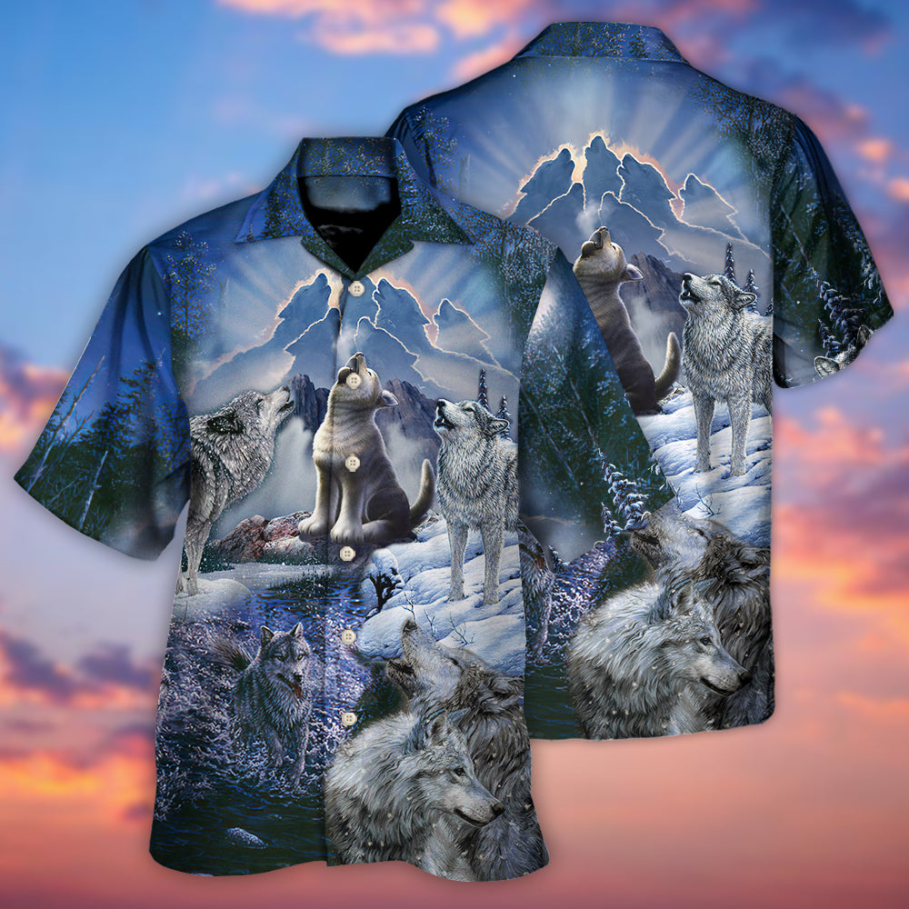 Wolf Is Not Lonely Just Alone - Hawaiian Shirt - Reefox