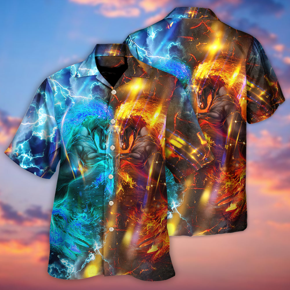 Horse Wild And Free - Hawaiian Shirt - Reefox