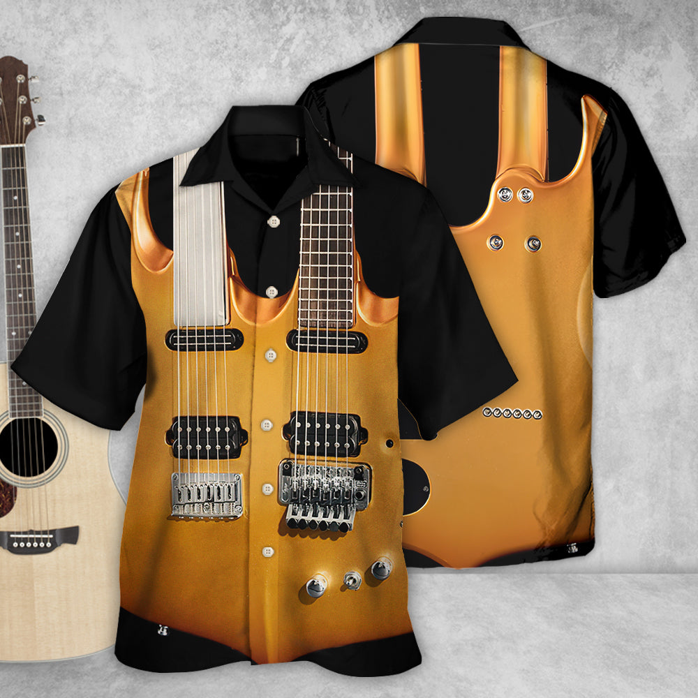 Guitar Electric Guitar Double - Hawaiian Shirt - Reefox