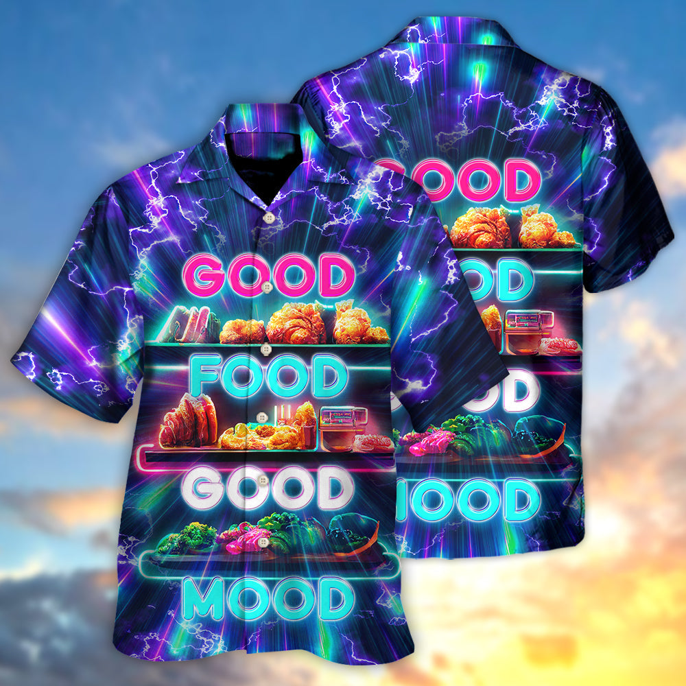 Food - Good Food Is Good Mood - Hawaiian Shirt - Reefox