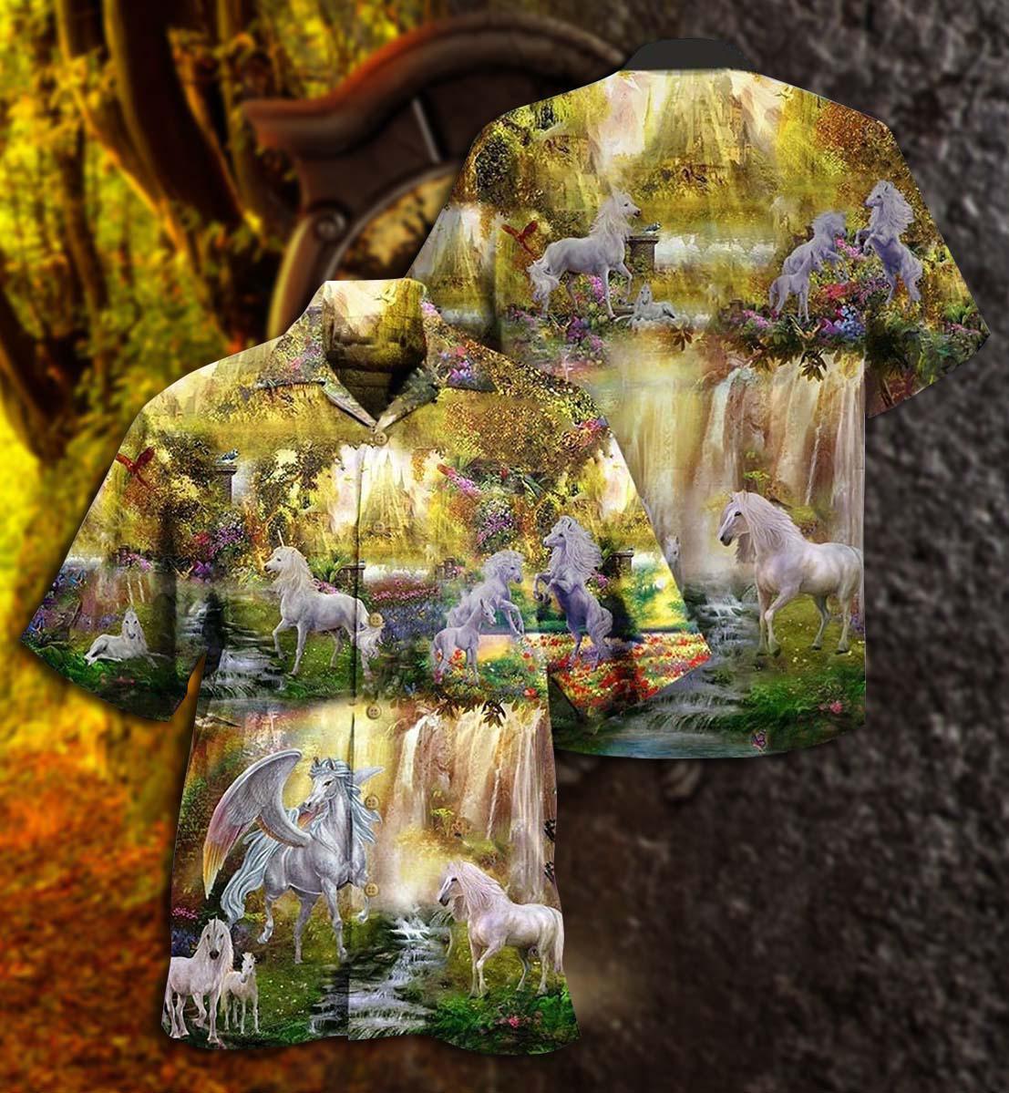 Horse Fly To Paradise - Hawaiian Shirt - Reefox