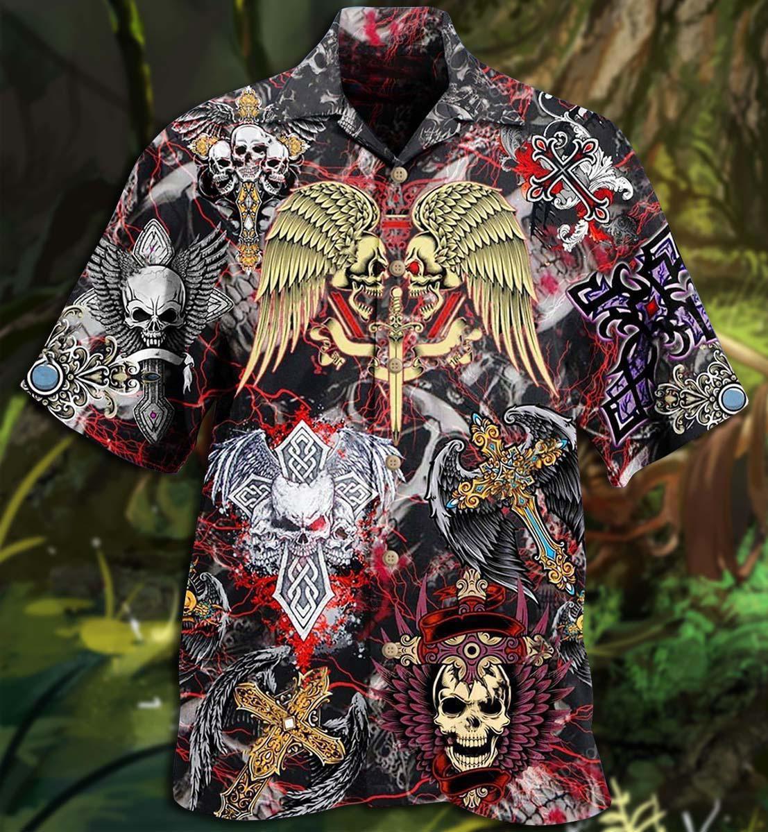 Skull Loves Key Cool - Hawaiian Shirt - Reefox