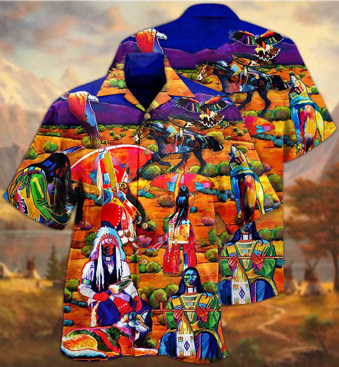 Native Human Love Red - Hawaiian Shirt - Reefox