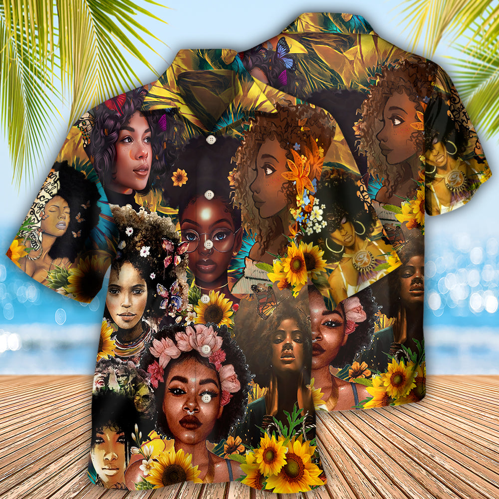 Black Women Is Strong - Hawaiian Shirt - Reefox