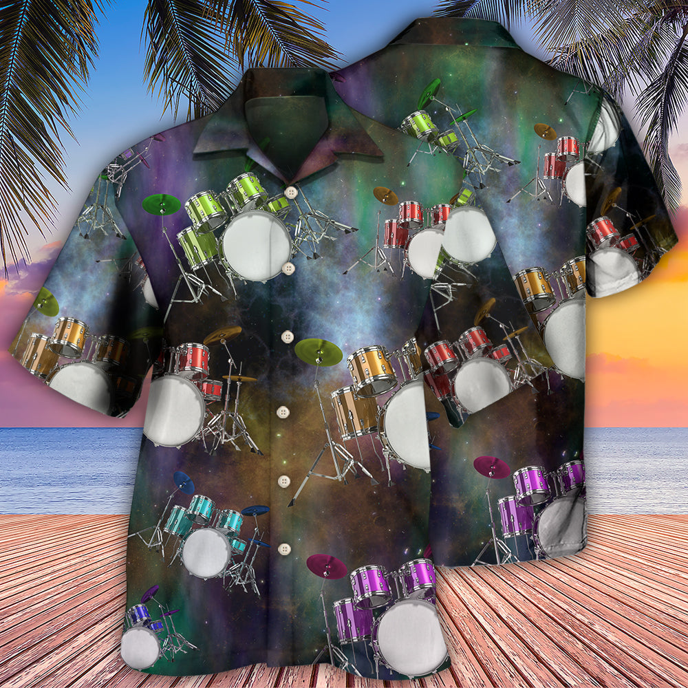 Drum Amazing Drums Galaxy Style - Hawaiian Shirt - Reefox