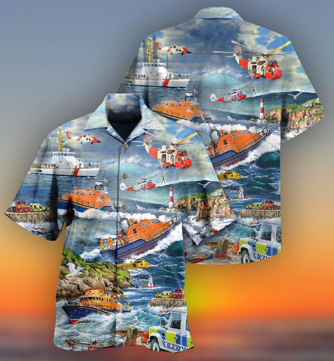 Rescue Amazing Rescue Team - Hawaiian Shirt - Reefox