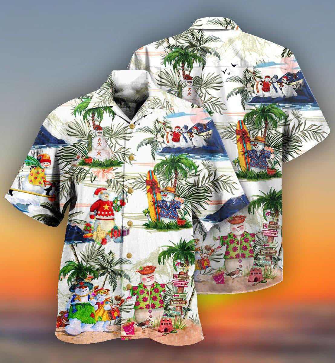 Snowman Amazing Style Hawaii - Hawaiian Shirt - Reefox