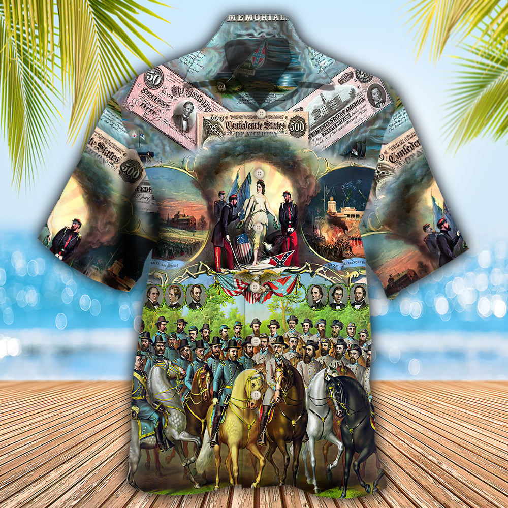 America Civil War - Hawaiian Shirt - Reefox