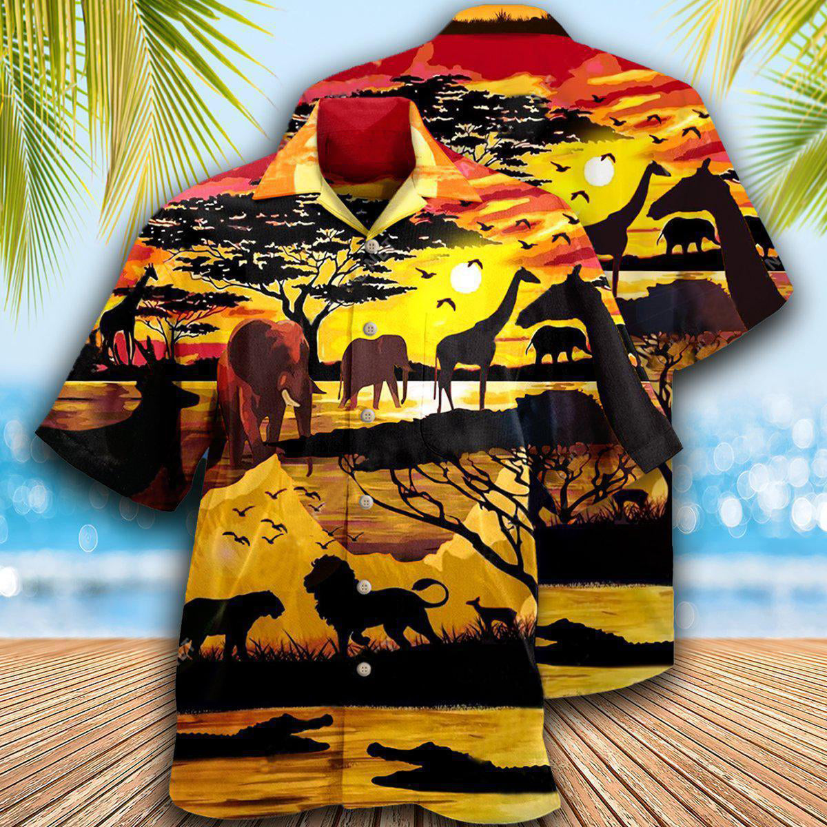 Animals Safari Where Life Begins - Hawaiian Shirt - Reefox