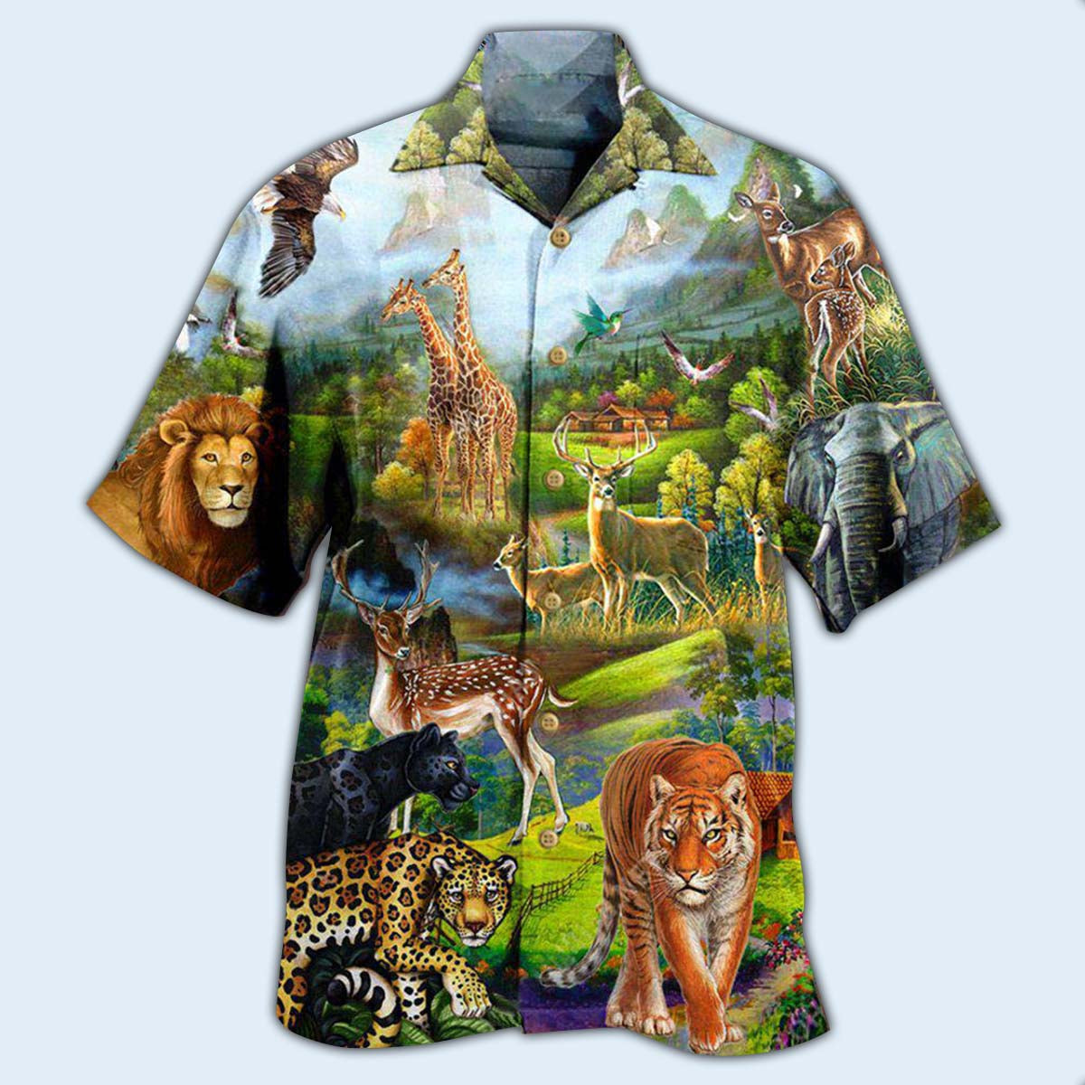 Animals World Wild Life So Good Mountain - Hawaiian Shirt - Reefox