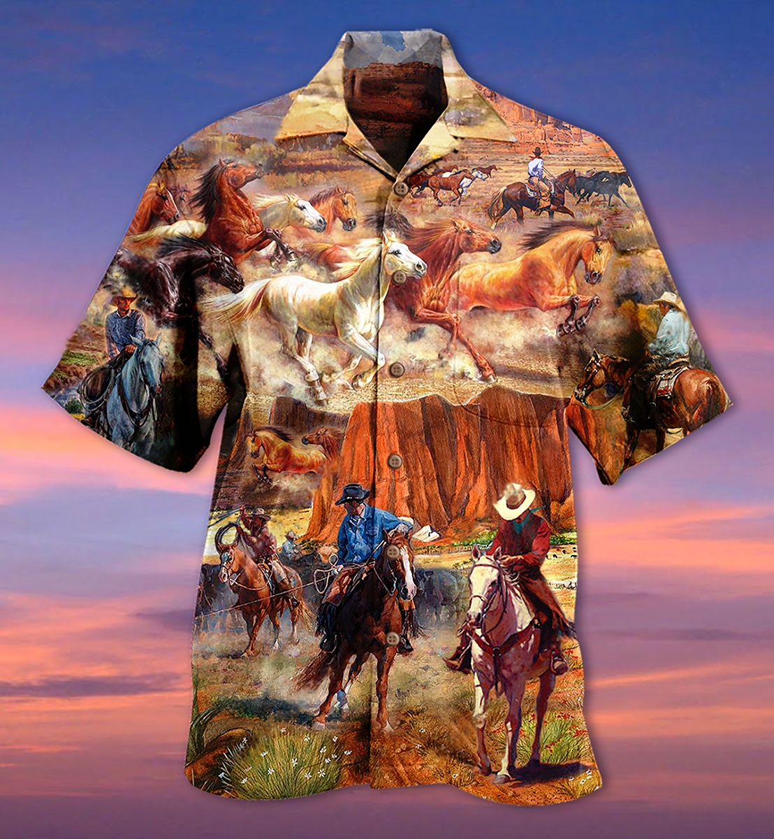 Cowboy Love Life Love Cool - Hawaiian Shirt - Reefox