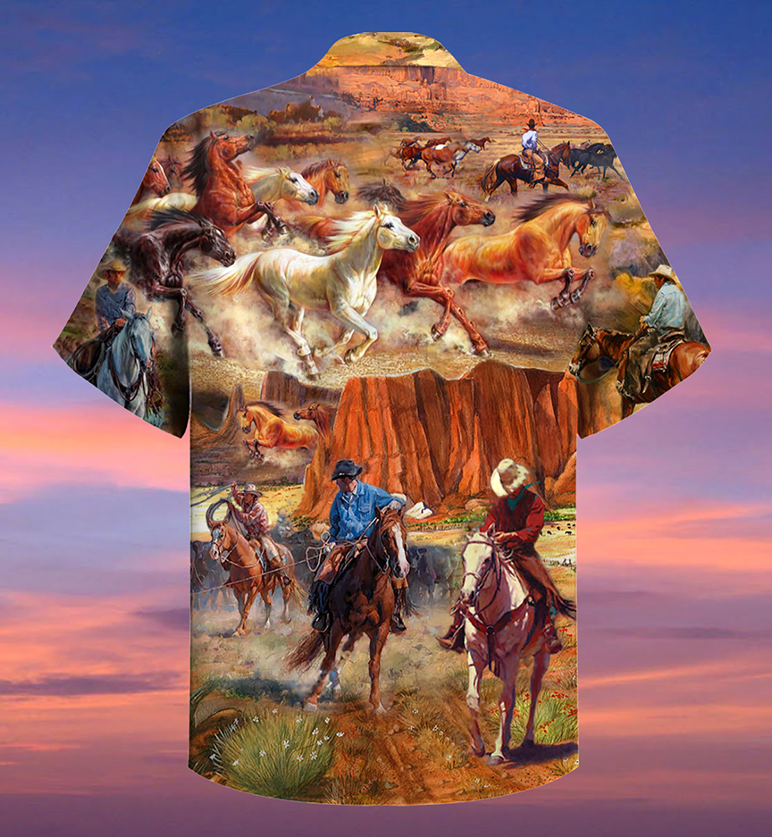 Cowboy Love Life Love Cool - Hawaiian Shirt - Reefox