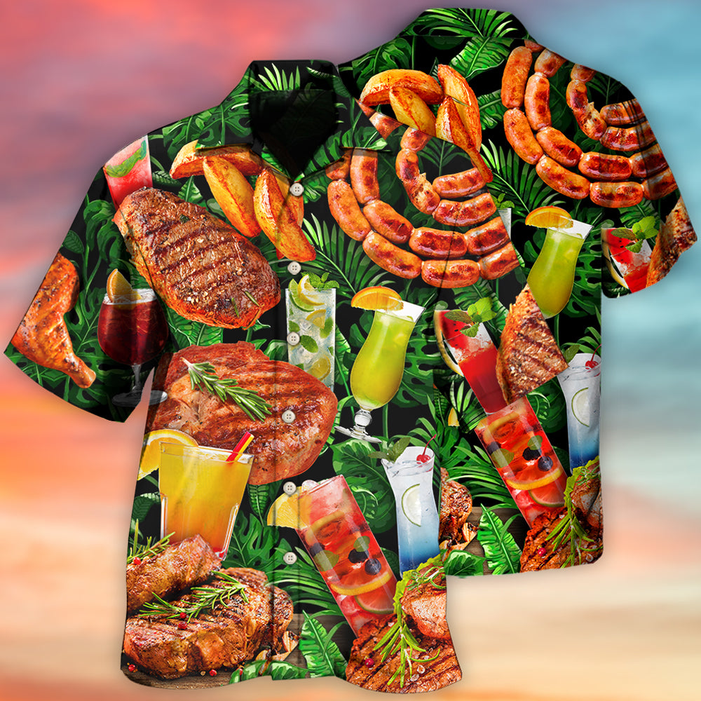 Cocktail BBQ Style - Hawaiian shirt - Reefox