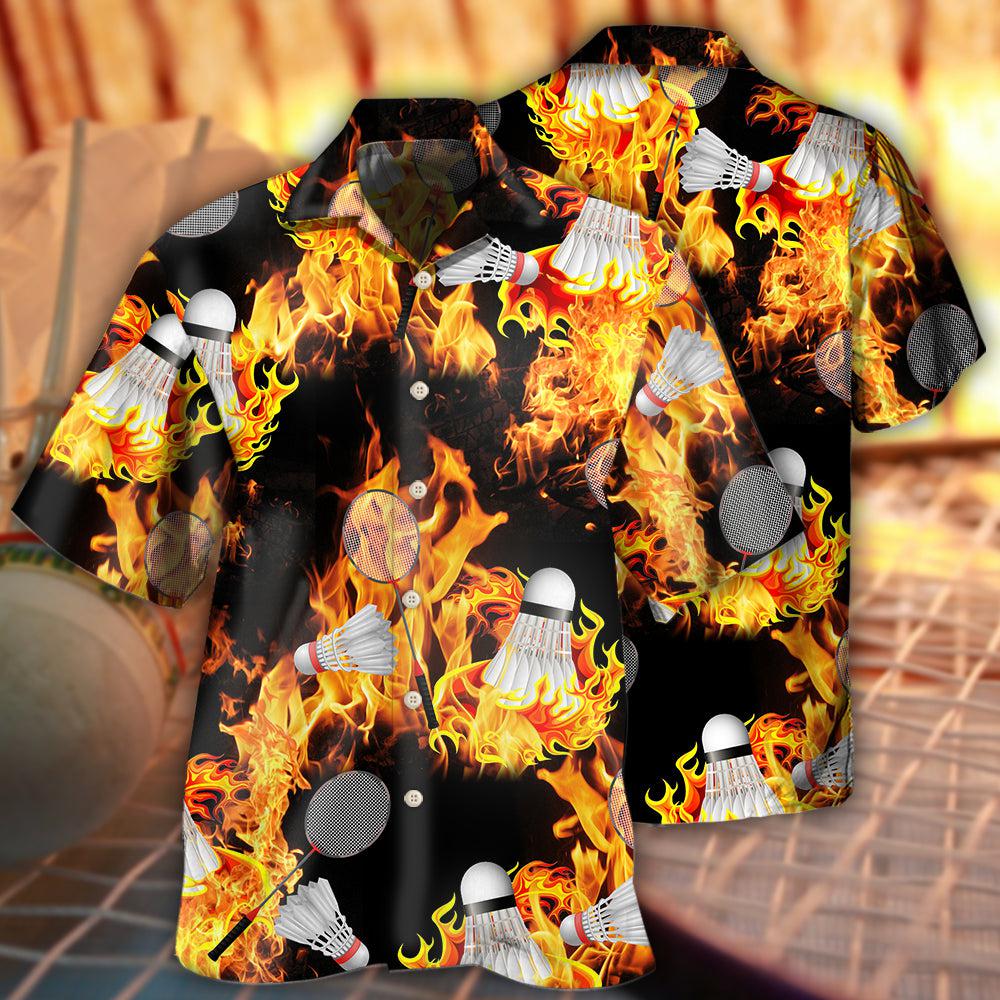 Badminton Fire - Hawaiian Shirt - Reefox