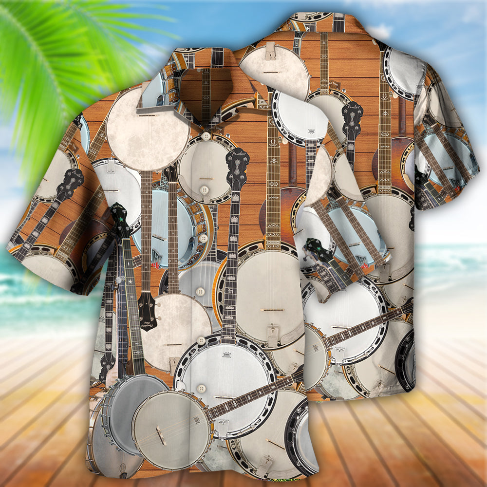 Banjo Music Love Life Style - Hawaiian Shirt - Reefox