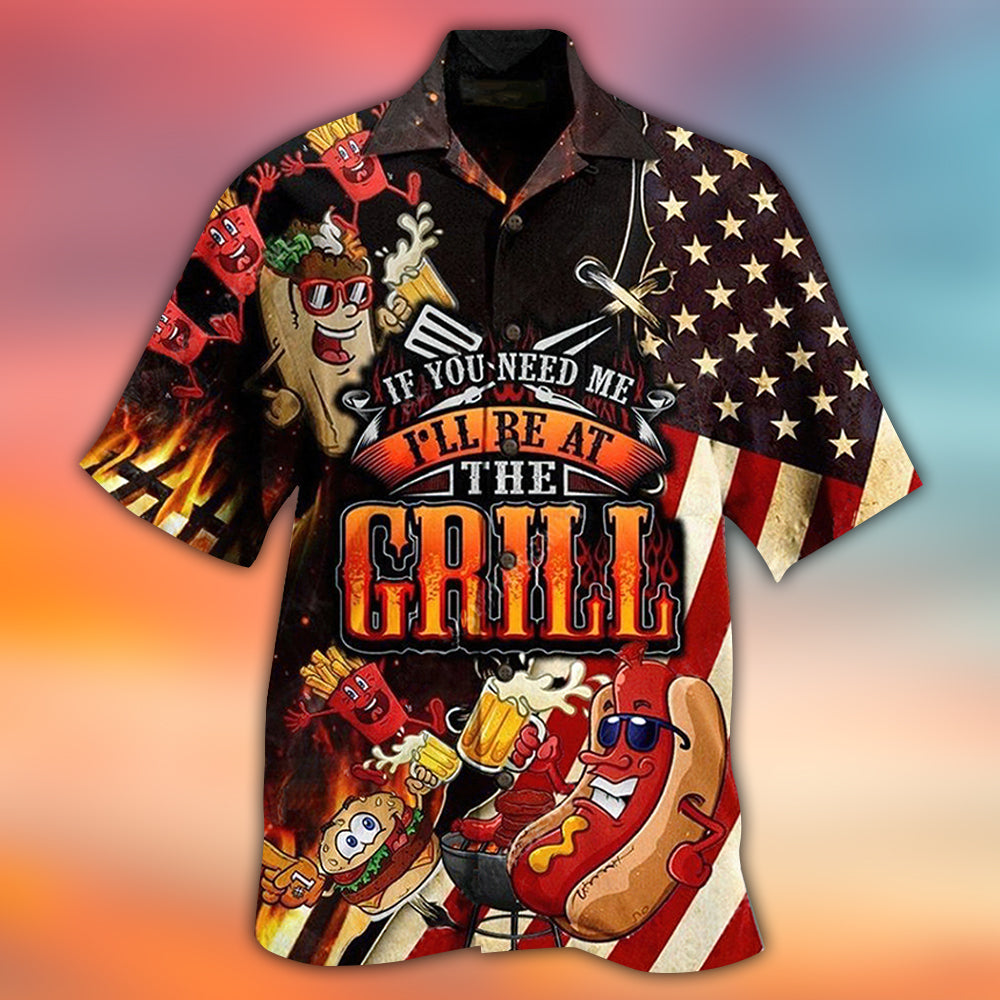 Food Barbecue I Will Be At The Grill Cool - Hawaiian Shirt - Reefox