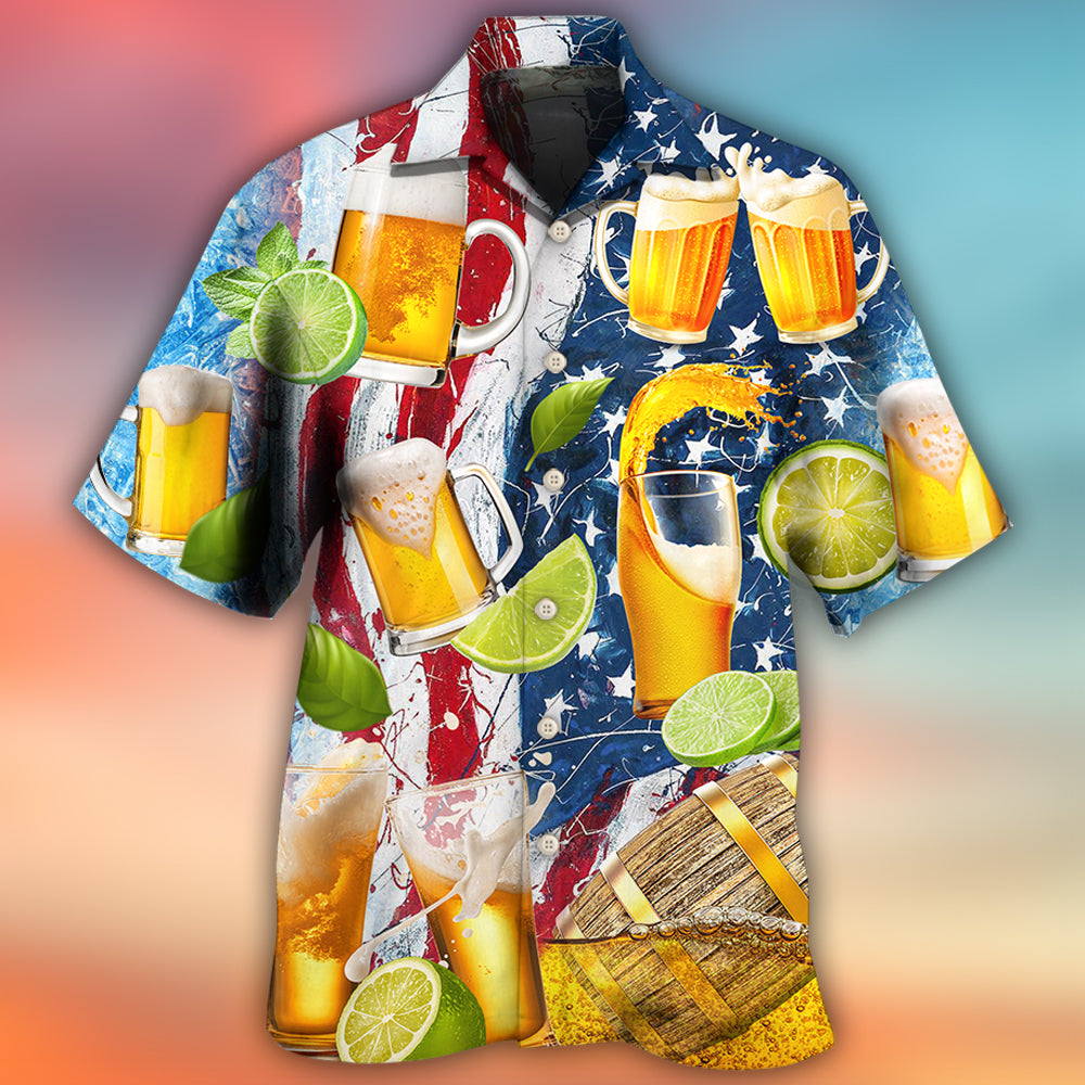 Beer Independence Day - Hawaiian Shirt - Reefox
